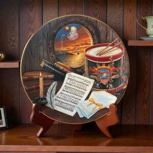 Star Spangled Banner Plate Songs Of American Spirit 1st Series Bradford Exchange